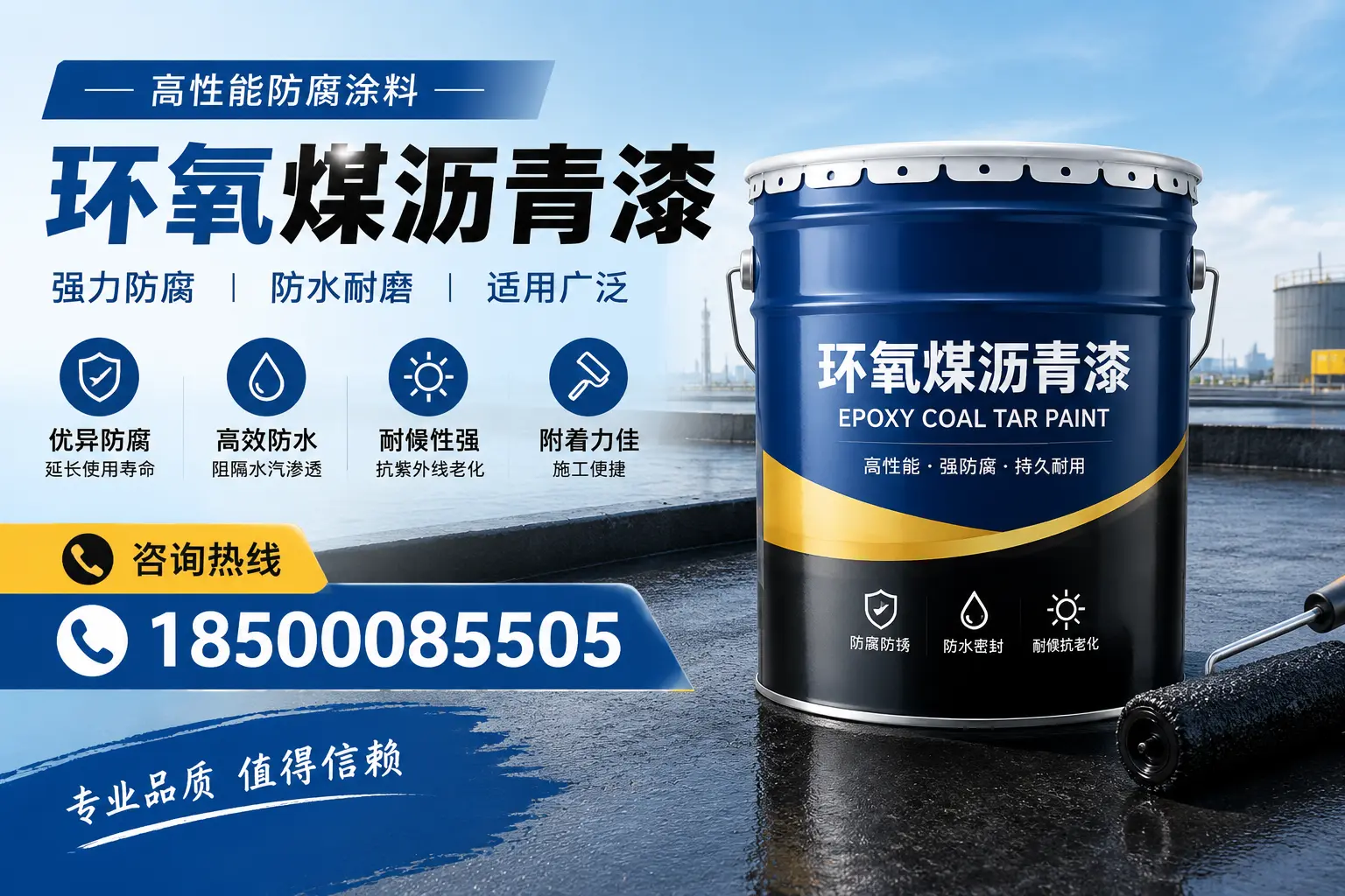 环氧煤沥青漆的主要成分与功能，泰安用户深度了解
